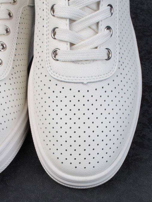 05-PDXL143-2 BEIGE Кроссовки женские (натуральная кожа) - Фабричный китай фото 11