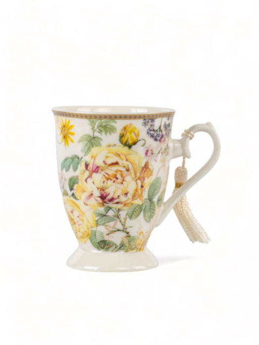 Кружка классик ЖЕЛТЫЕ РОЗЫ 320мл - SIJ фото 4