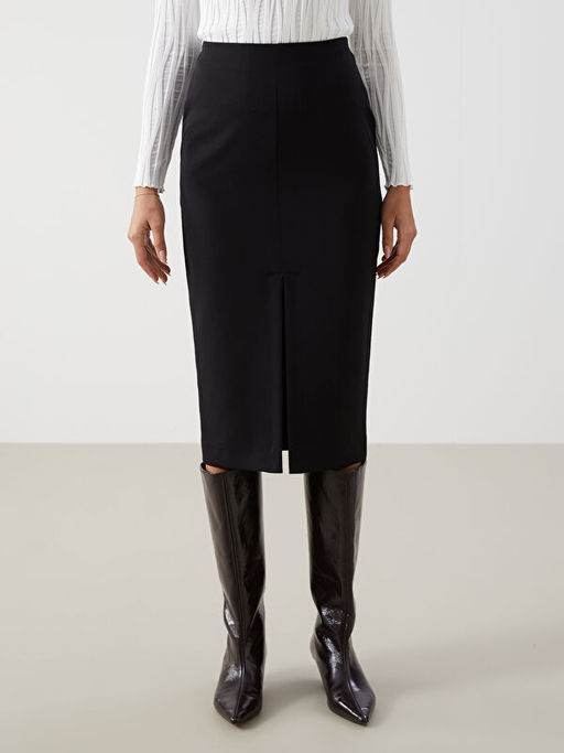 Beli Fermuarl? Kad?n Kalem Etek