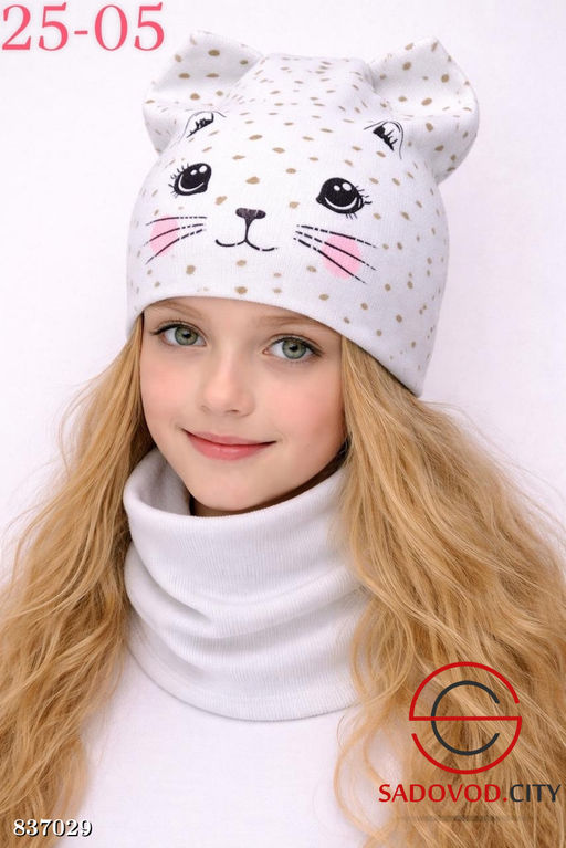 Шапка и снуд для девочки