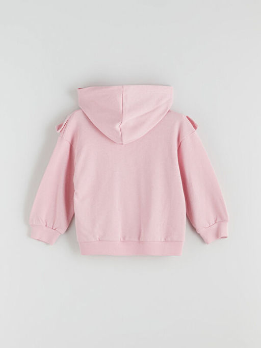Kap??onlu Fermuarl? K?z ?ocuk Sweatshirt