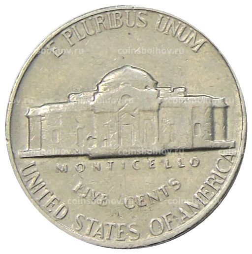 Монета 5 центов 1970 года S США