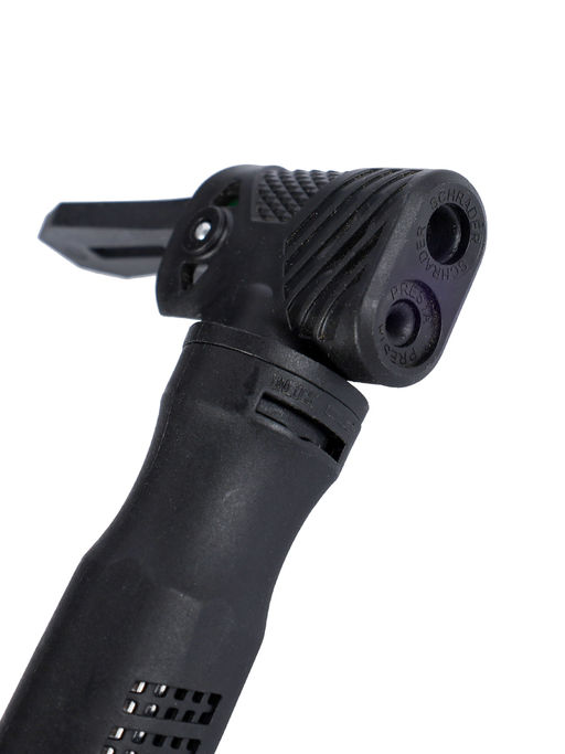 Велонасос COMIRON DIRK 1, алюминиевый цилиндр, пластиковая ручка, телескопическая головка на шланге, Presta-Schrader-Dunlop, 8,3 бар. /уп 100 - Галеонтрейд фото 17