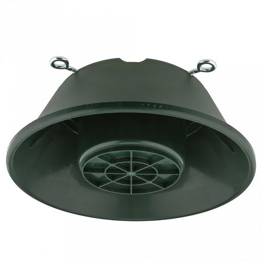 Подставка для новогодней елки "Финская" макс. высота дерева 2м, размер ствола 4-15см, чаша для воды 2л, д7-37,5см, h14см, вес 0,73кг, пластик, крепеж металл, цвет зеленый (Китай)