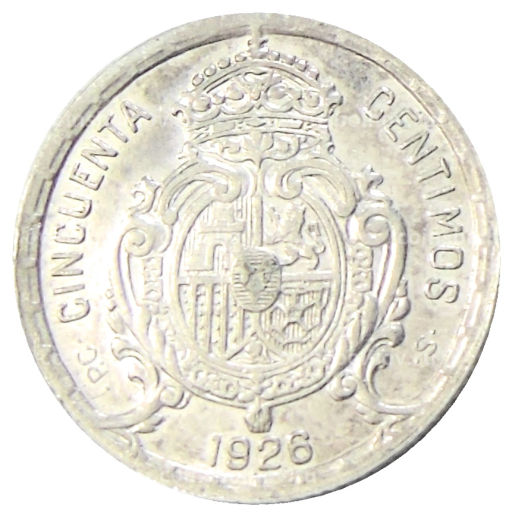 50 сентимо 1926 года Испания
