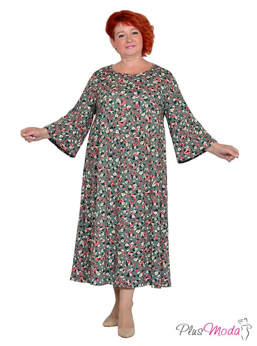 Платье Модель №1740 размеры 44-84 - Plusmoda фото 4