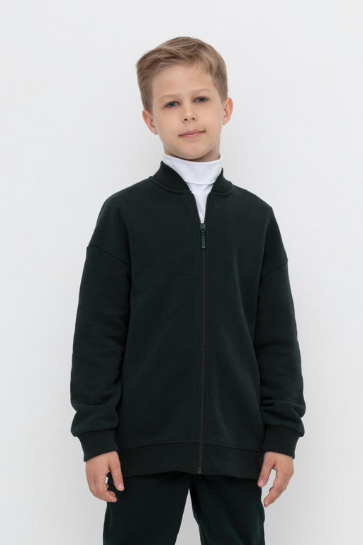 К 302500/черный жакет (бомбер) для мал