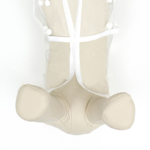 Дождевик для собак, размер XS (ДС 18, ОГ 25-30, ОШ 25 см), белый - Simaland фото 8