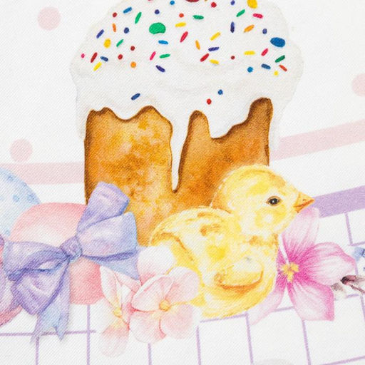 Скатерть Этель Spring easter d=214см +/-3см, 100% хлопок, саржа 190 гр/м2  фото 9