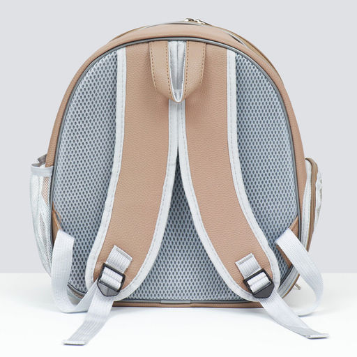 Рюкзак для переноски Котик, прозрачный, 32 х 21 х 35 см, бежевый - Пижон фото 5