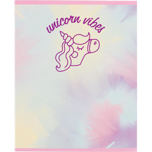 Цена за 2 шт. Тетрадь общая А5 48л Enjoy единорог,клет,скреп, ВД-лак