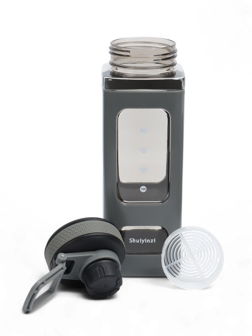 Спортивная бутылка для воды «Гава», 700 мл, 23×7 см, серая