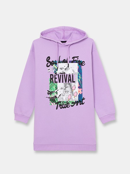 CRB wear/CSJG 63067-45-308 Платье для девочки, лаванда/Ex.Cherubino