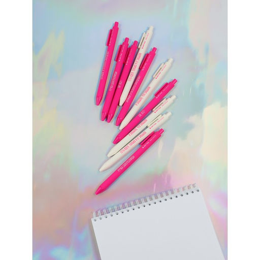 Набор автоматических пластиковых ручек "Склерозница" шариковые, 0,7 мм