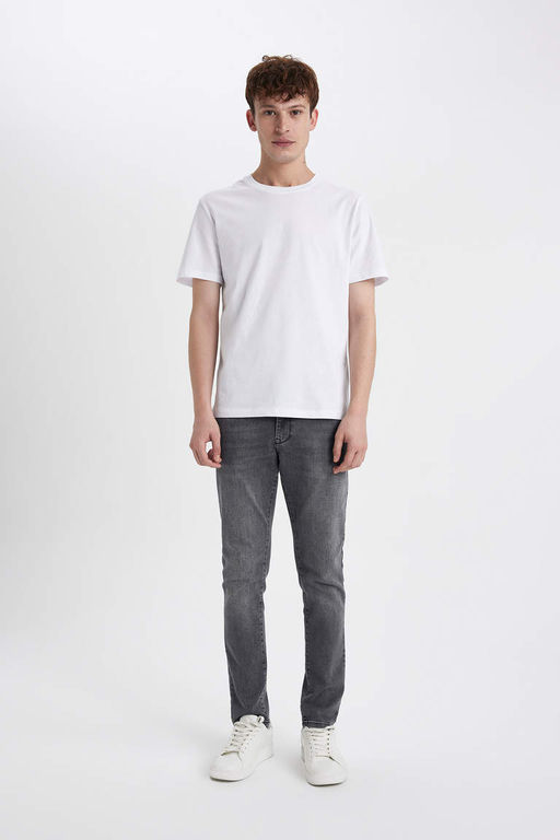 Джинсовые брюки скинни Carlo очень узкого кроя с нормальной талией и очень узкими штанинами - Defacto фото 4