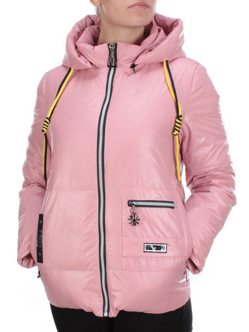 8260 PINK Куртка демисезонная женская BAOFANI (100 гр. синтепон) - Fashion фото 3