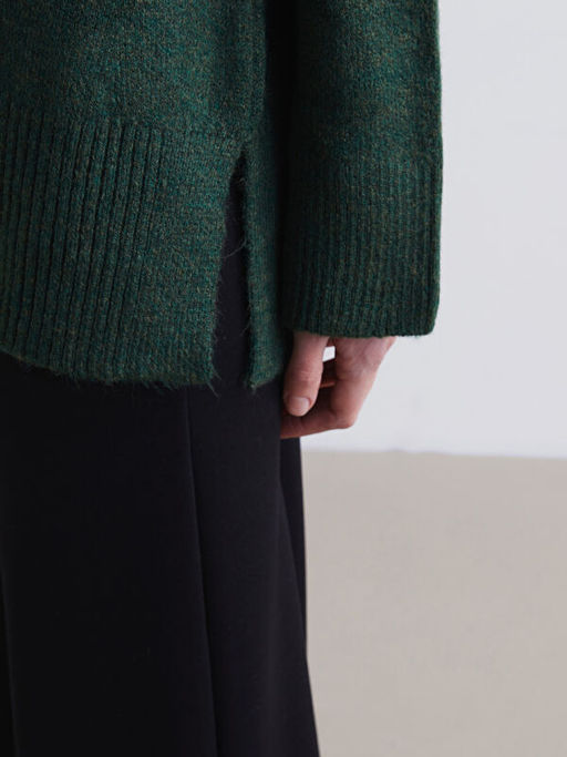 V Yaka Kad?n Triko H?rka