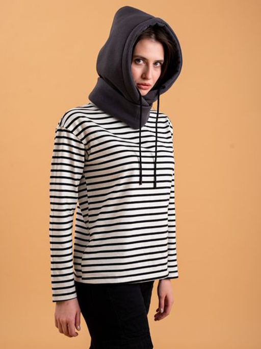 Капюшон трикотажный серый, капюшон - Yollochka фото 2