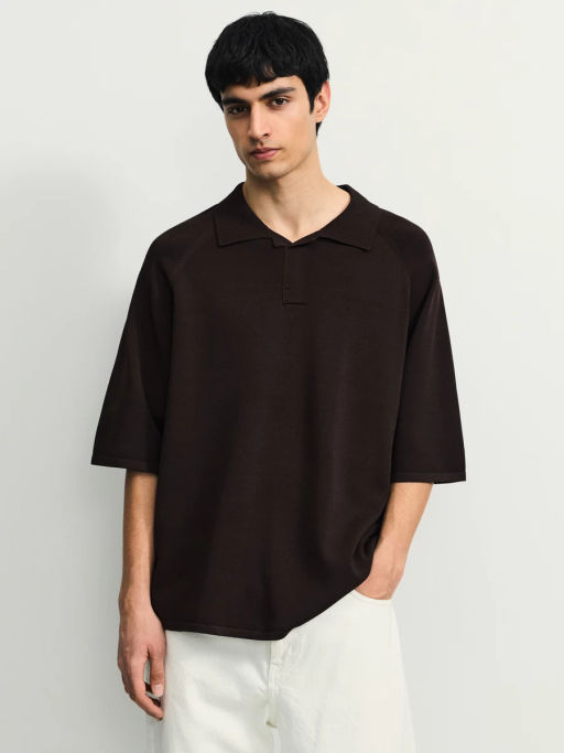 Джемпер поло relax fit / Zarina  фото 4