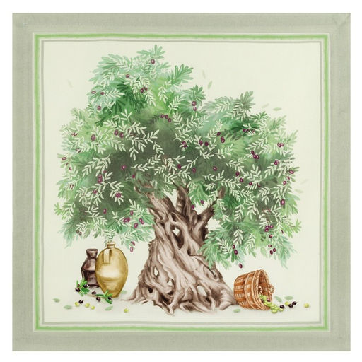 Набор кухонный «Этель» Olivia, скатерть 180×145 см +/- 3 см, салфетки 40×40 см - 8 шт., 100% хлопок