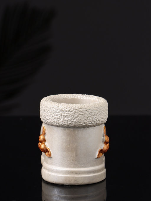 Подсвечник на 1 свечу Валенок, 10?7?6 см, перламутр