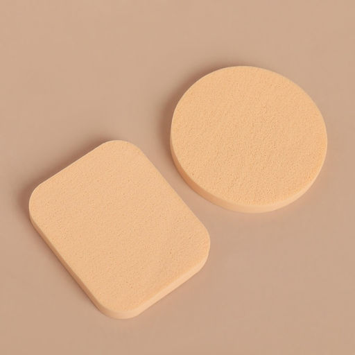 Набор для макияжа, 6 предметов, чёрный, бежевый