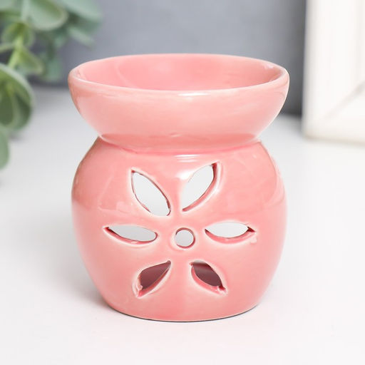 Аромалампа для эфирных масел Цветок, керамика, 7.7?6.7?6.7 см, МИКС - Simaland фото 5