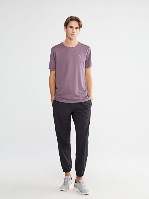 Bisiklet Yaka Erkek Spor Ti??rt