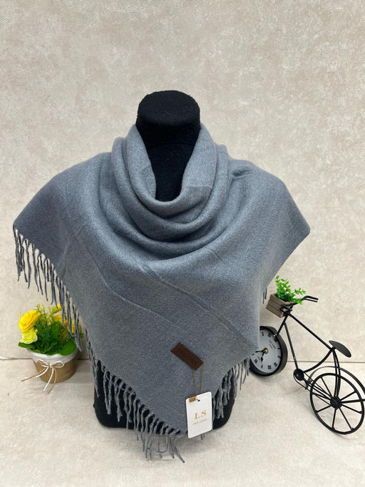 Платок из кашемира и шерсти, цвет розовый