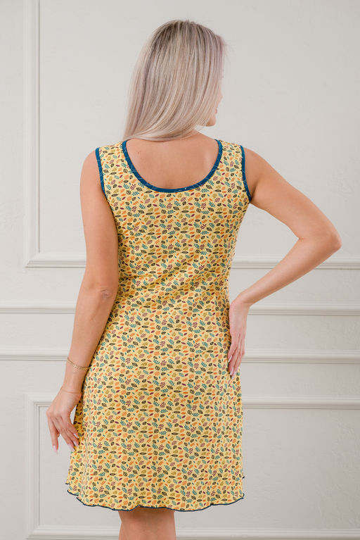 Ночная сорочка из кулирки Белоснежка карамель - Амадэль фото 8