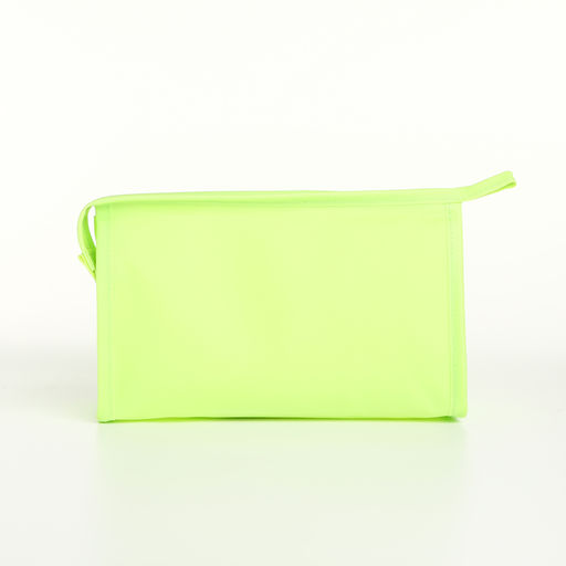 Косметичка на молнии треугольная с принтом Good trip, зелёная - Simaland фото 2