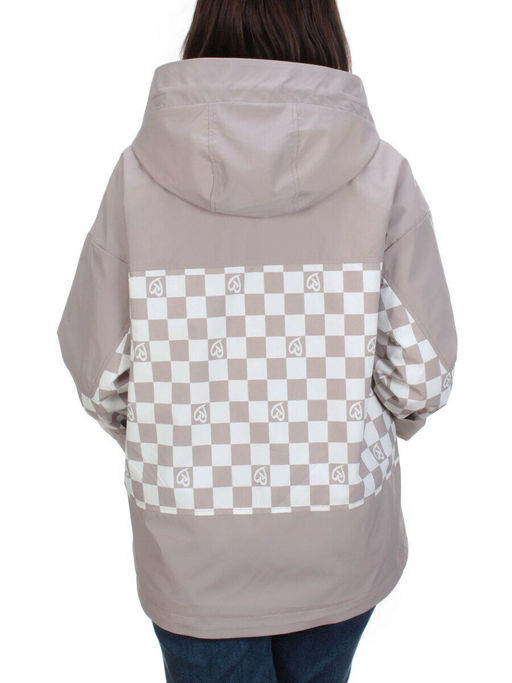 F8605 BEIGE Ветровка женская MARIA - Фабричный китай фото 5