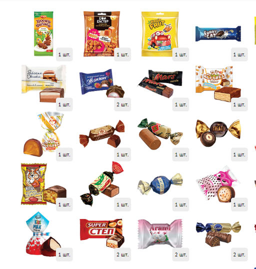 Посылка Снегири 1500 г. фанера - Сладкий мир фото 2