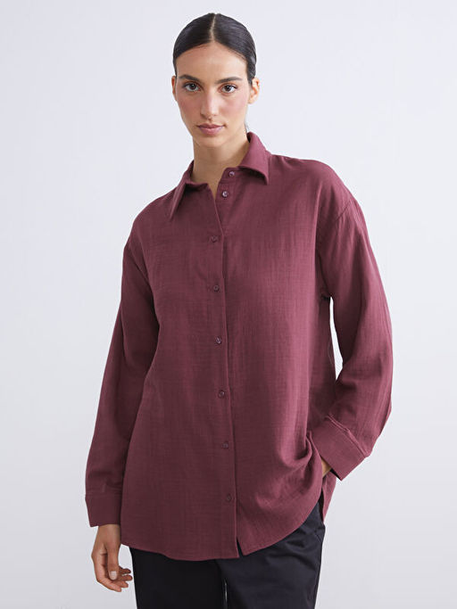 Loose Fit M?slin Kad?n G?mlek Tunik