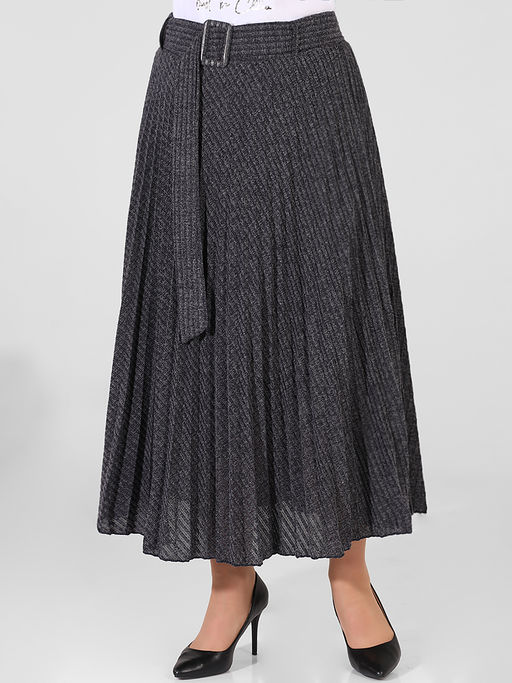 Юбка плиссированная длинная - Almond фото 6