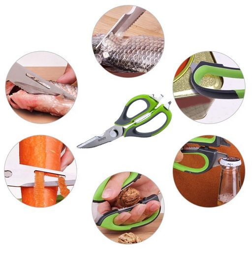 Ножницы кухонные многофункциональные KS-128 22.8см арт.920103 - Mallony фото 3