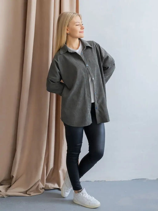 Рубашка женская вельвет РЖМ-01