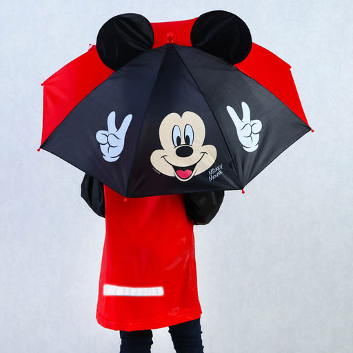 Зонт детский Мышонок с ушками, 8 спиц, d=70 см