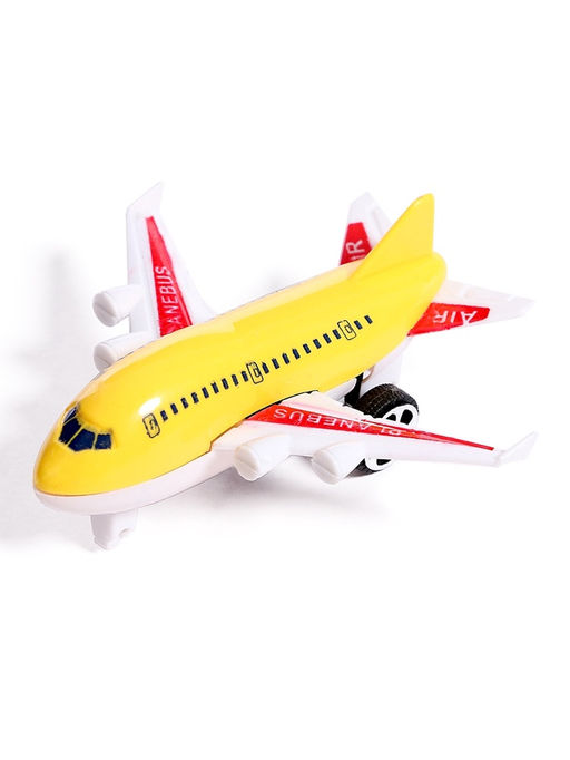 Цена за 3 шт. Самолёт инерционный «Глазастик», цвет МИКС