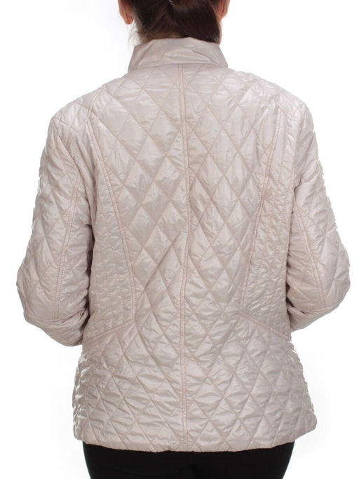 B-11 BEIGE Куртка демисезонная женская NO NAME (50 гр. синтепон) - Фабричный китай фото 5