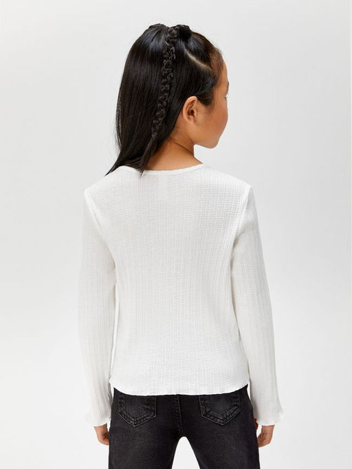 ACOOLA / Джемпер детский для девочек Magni молочный  фото 3