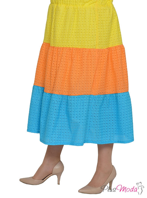 Юбка Модель №1643 размеры 44-84 - Plusmoda фото 2