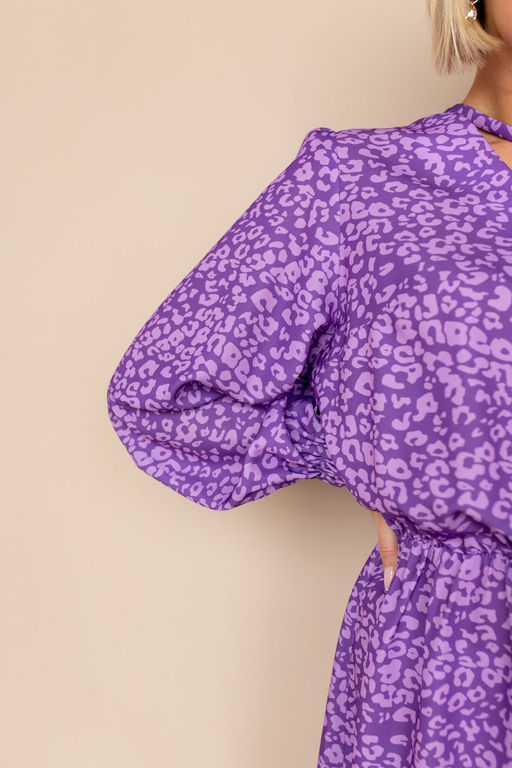 Платье РП-1145 сирень-лео - Angelika фото 3