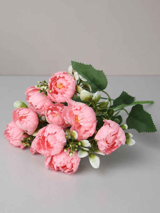 Цветок искусственный Пион 33 см / 149NA-52 /уп 2/300/600/ - ГалеонТрейд фото 5