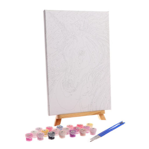 Картина по номерам на холсте с подрамником Единорог 20х30 см - Школа талантов фото 5