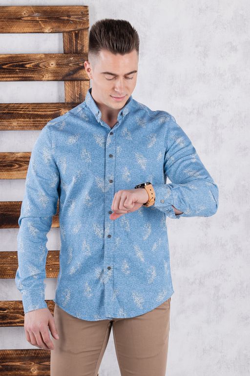 рубашка 
 17.2527-MAVI - Tricko фото 4