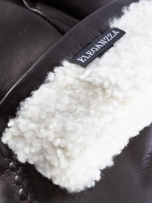 Перчатки женские н/м ягн IS0424 black - Eleganzza фото 2