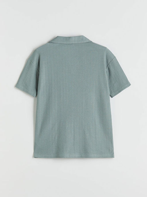 Polo Yaka Dokulu Erkek ?ocuk Ti??rt