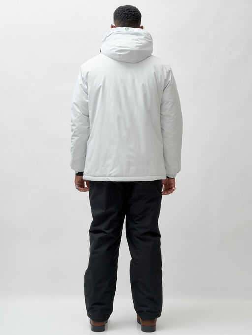 Горнолыжный костюм мужской зимний белого цвета 370Bl - Leifensh фото 18