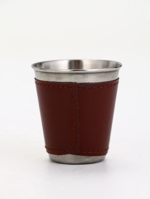 Стопки в чехле Герб, нержавеющая сталь, набор 6 шт. ? 75 мл